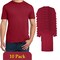 Gildan Unisex Cardinal Red Softstyle T-Shirt Blanks for Printing, Crewneck Tee